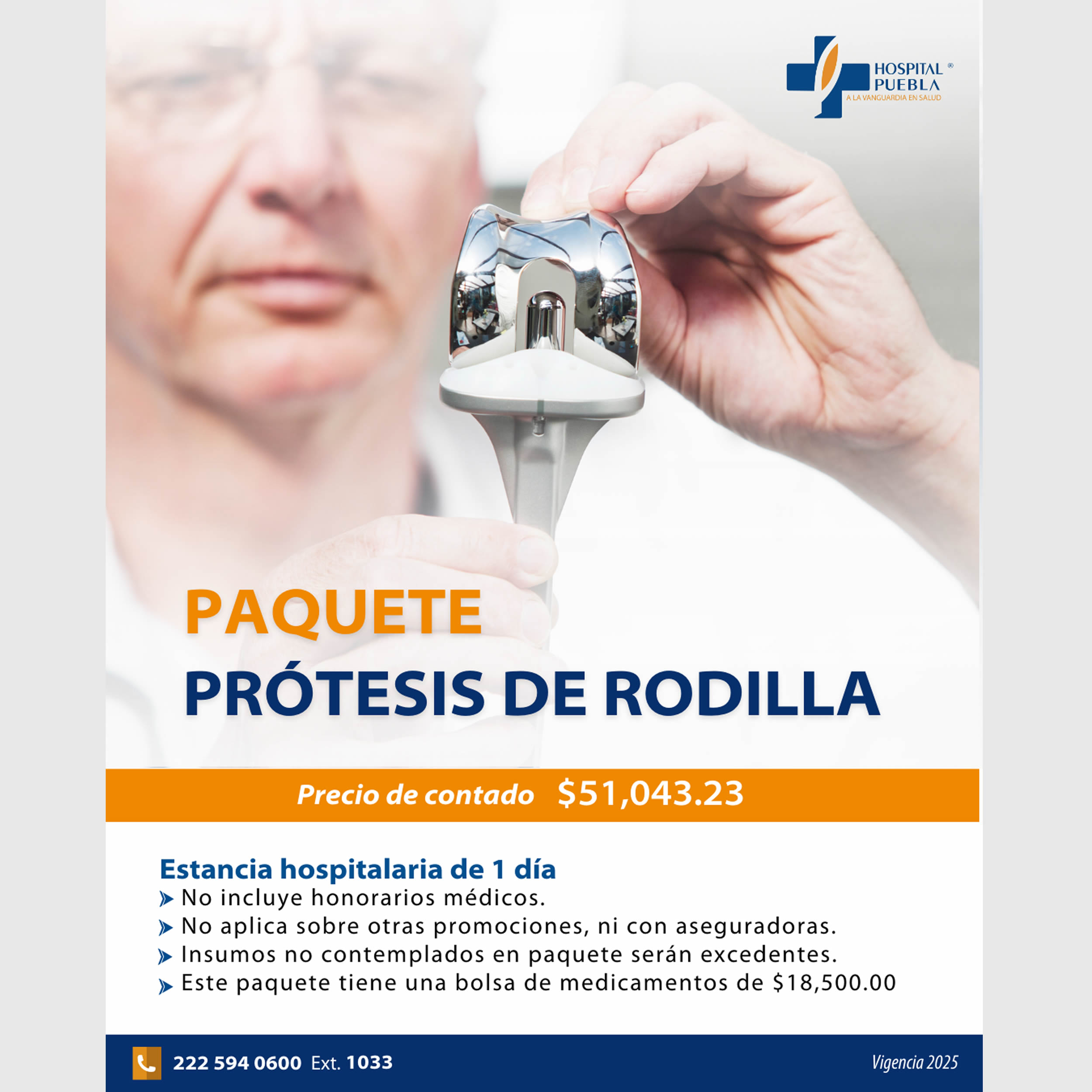 Paquete de Prótesis de Rodilla